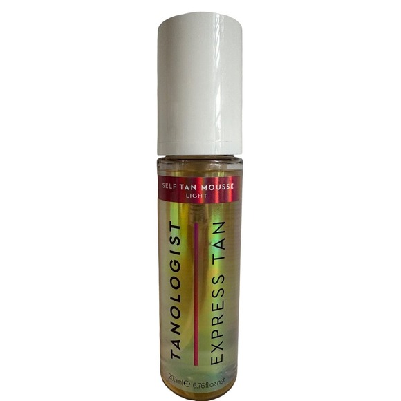 1x Tanologist Express Tan Self Tan Mousse Light Vegan‎ Organic Odorless 200ml - Picture 1 of 2